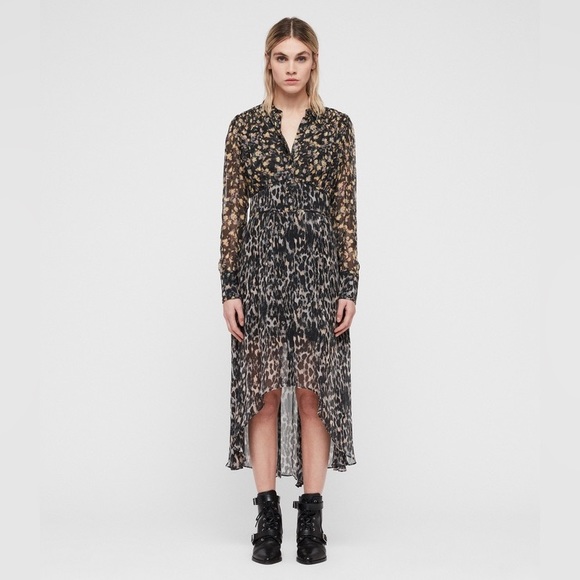 All Saints Liza Asa Dress - Picture 1 of 4